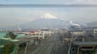 ひかり号からの富士山